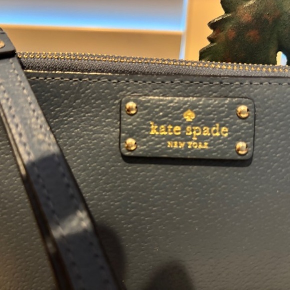 Leather wristlet